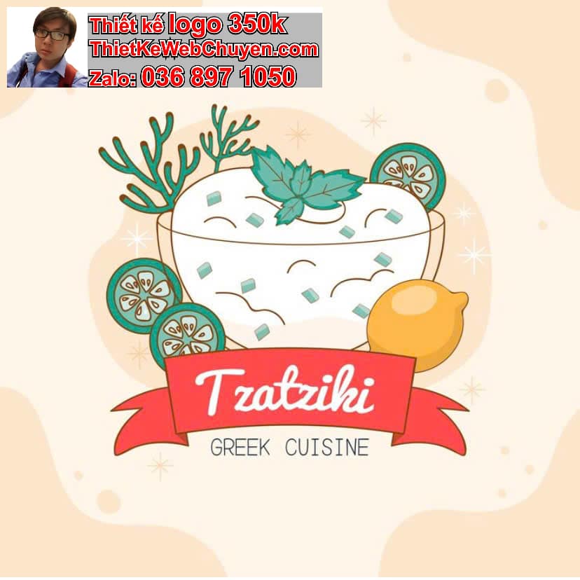 Thiết kế logo công ty bánh tráng trộn 