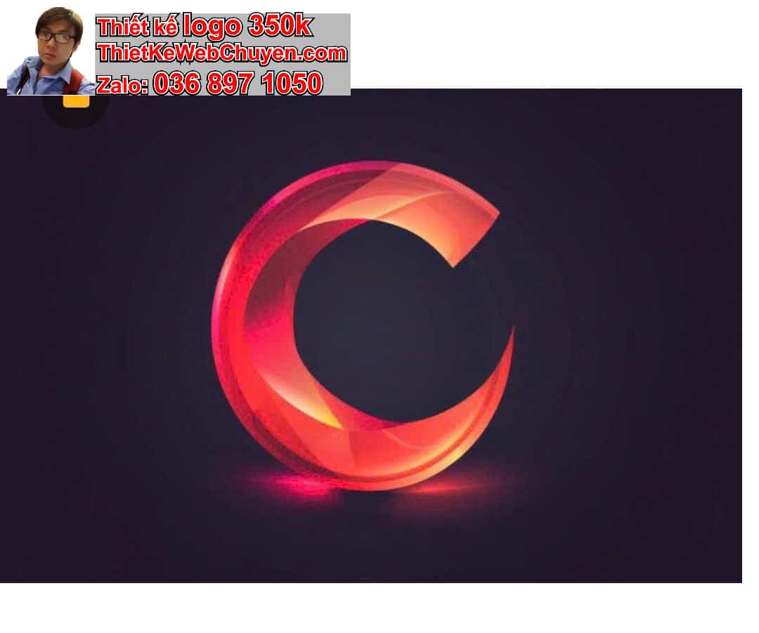 Thiết kế logo công ty chữ C cách điệu