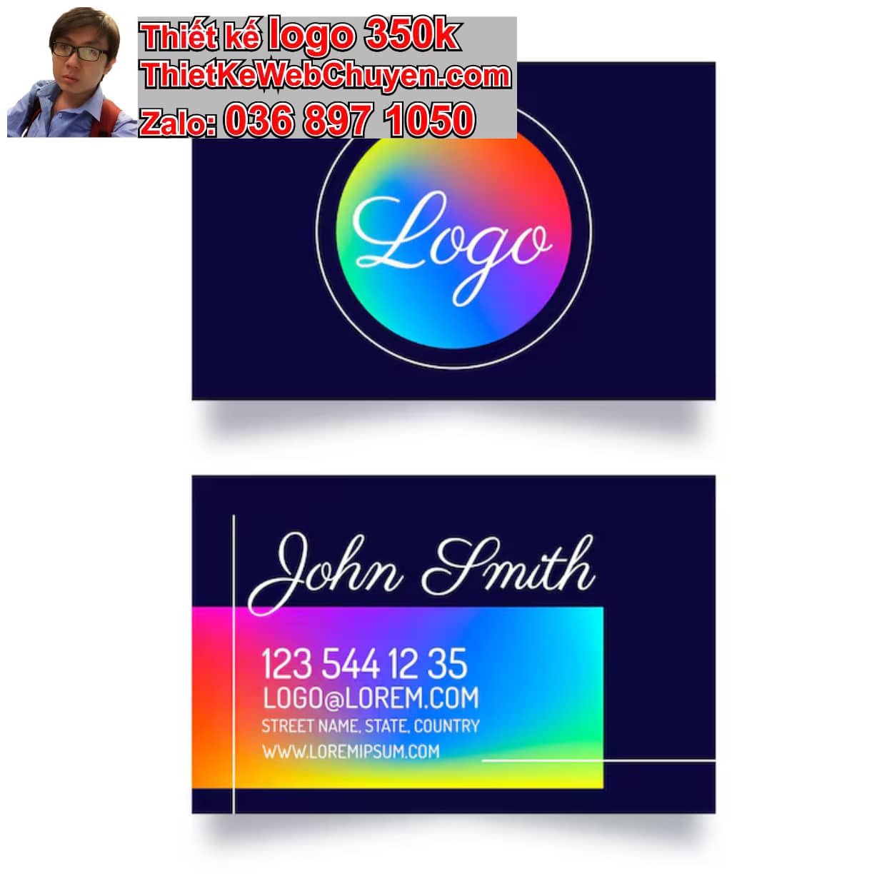 Thiết kế logo công ty chuẩn in ấn cmyk rgb pantone