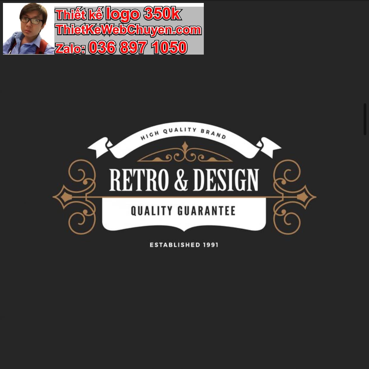 Thiết kế logo công ty cổ điển