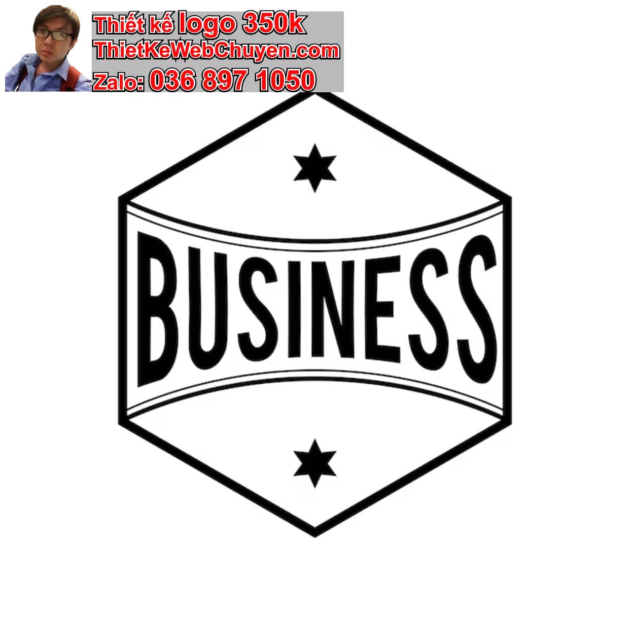 Thiết kế logo công ty đen trắng giá rẻ