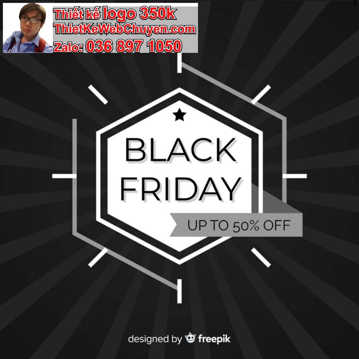 Thiết kế logo công ty đen trắng giá rẻ