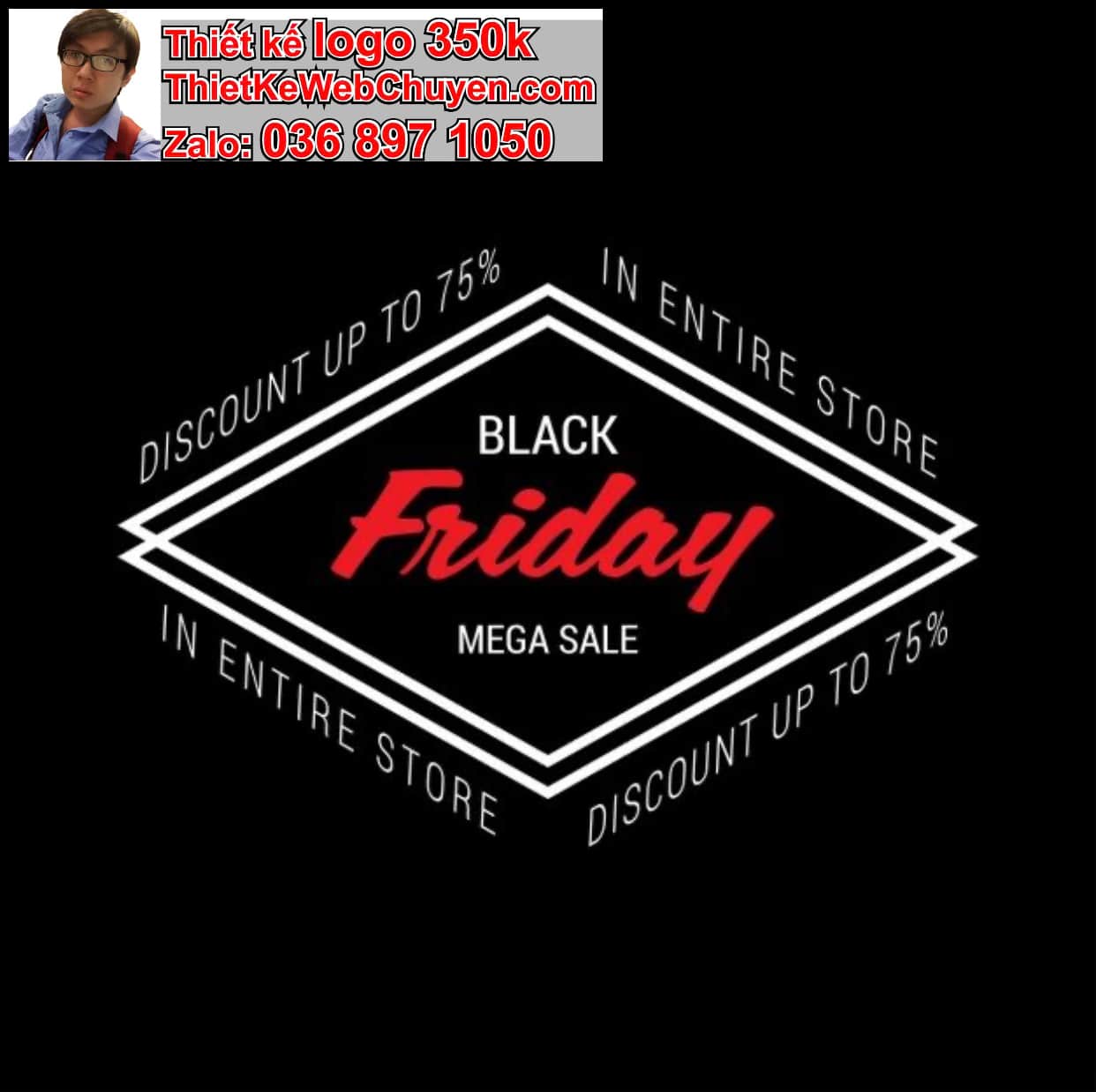Thiết kế logo công ty đen trắng giá rẻ