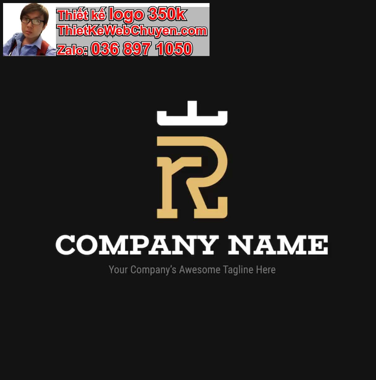 Thiết kế logo công ty emblem giá rẻ