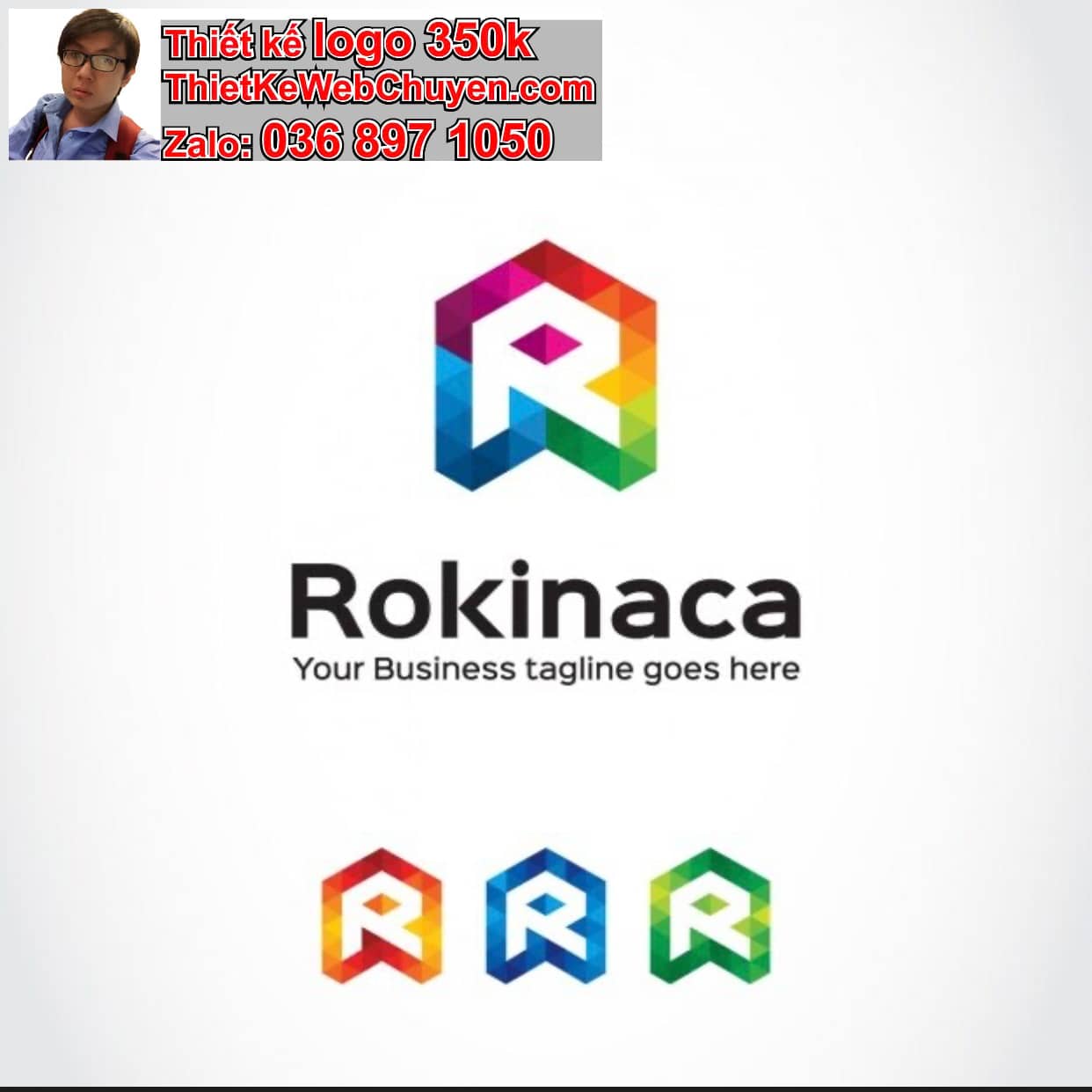 Thiết kế logo công ty geometric