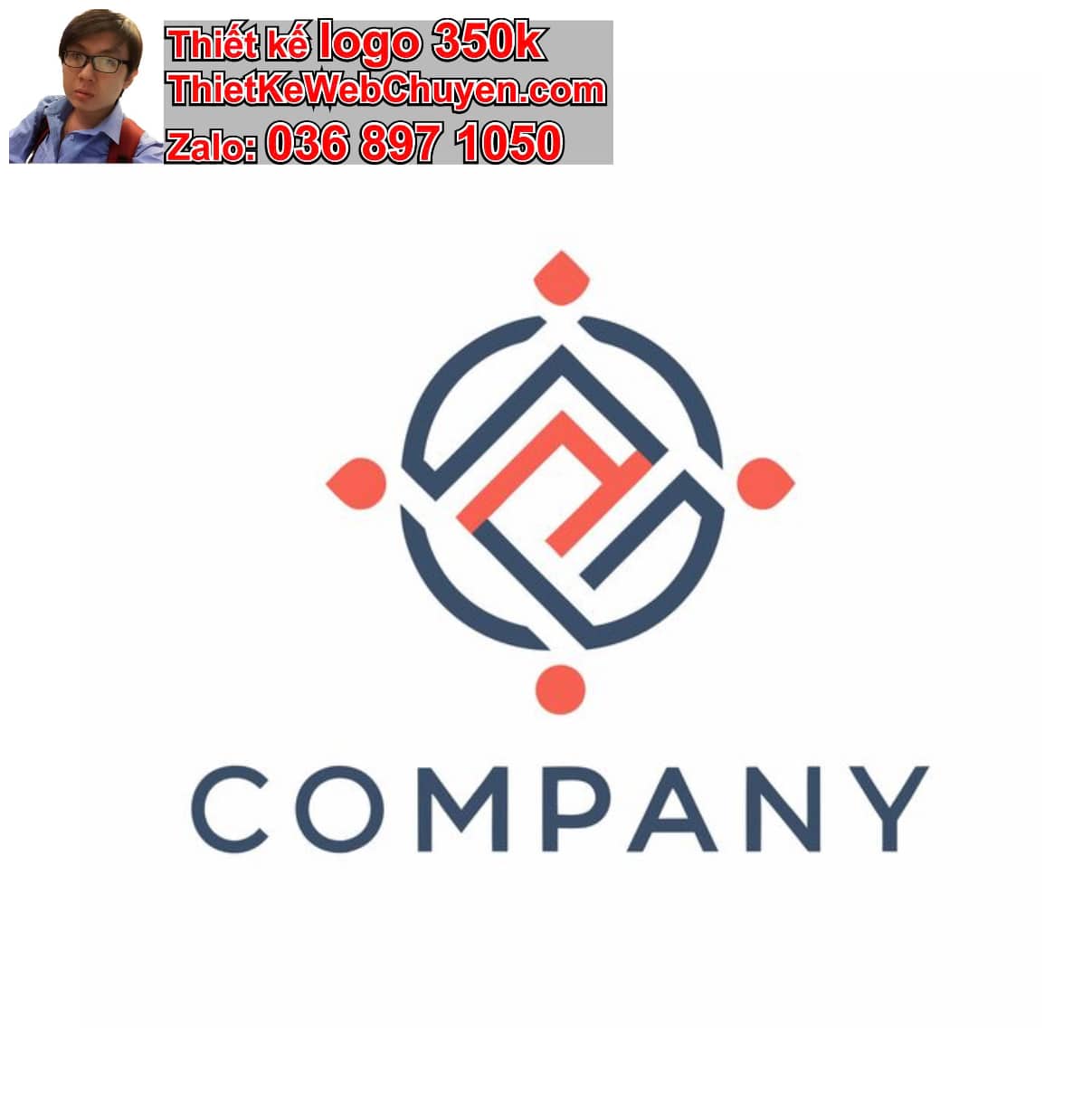 Thiết kế logo công ty geometric