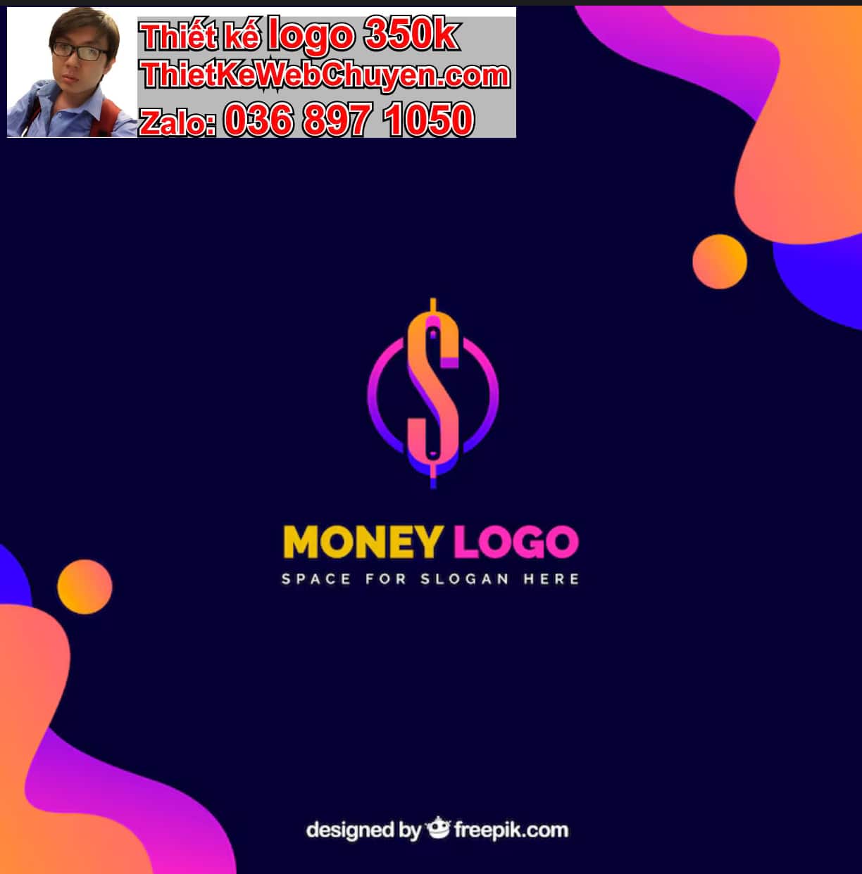 Thiết kế logo công ty gradient