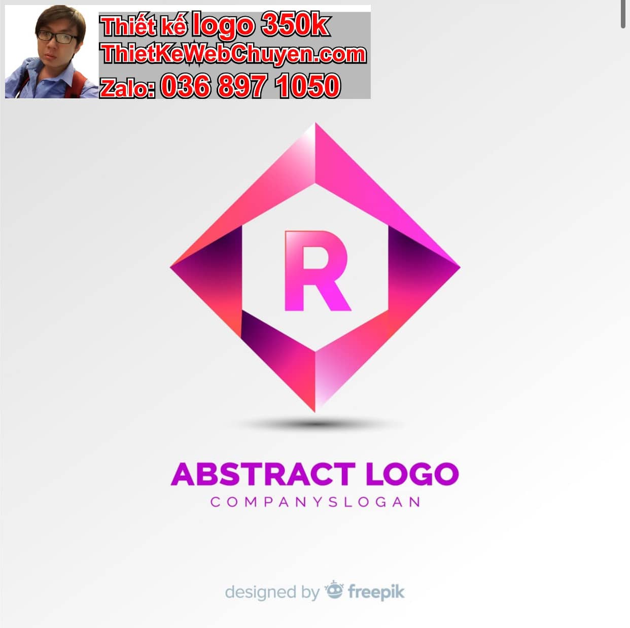 Thiết kế logo công ty gradient