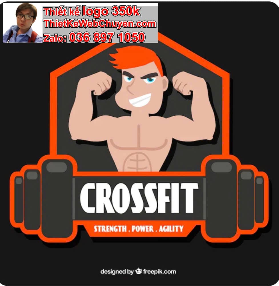 Thiết kế logo công ty gym giá rẻ Hà Nội