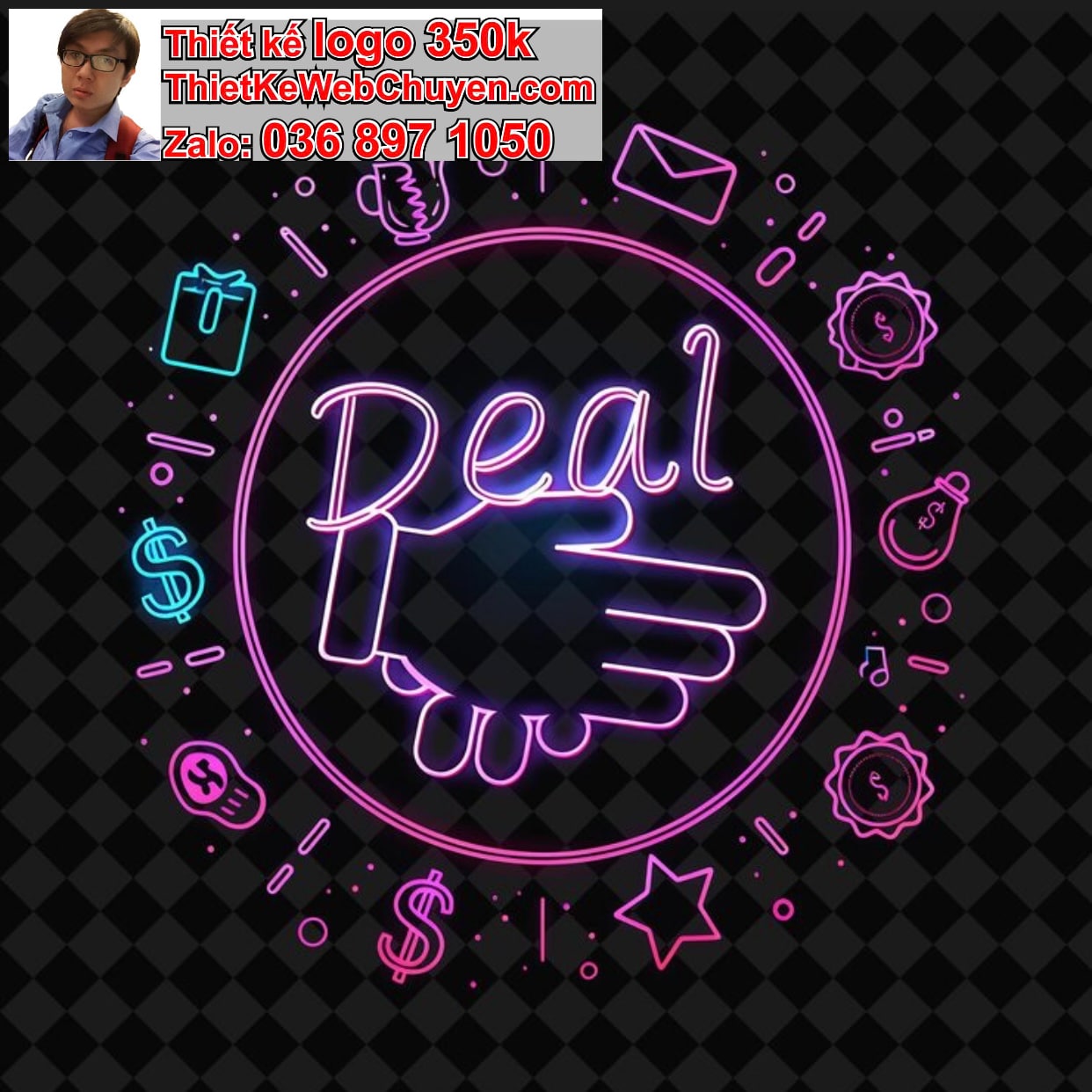 Thiết kế logo công ty line art