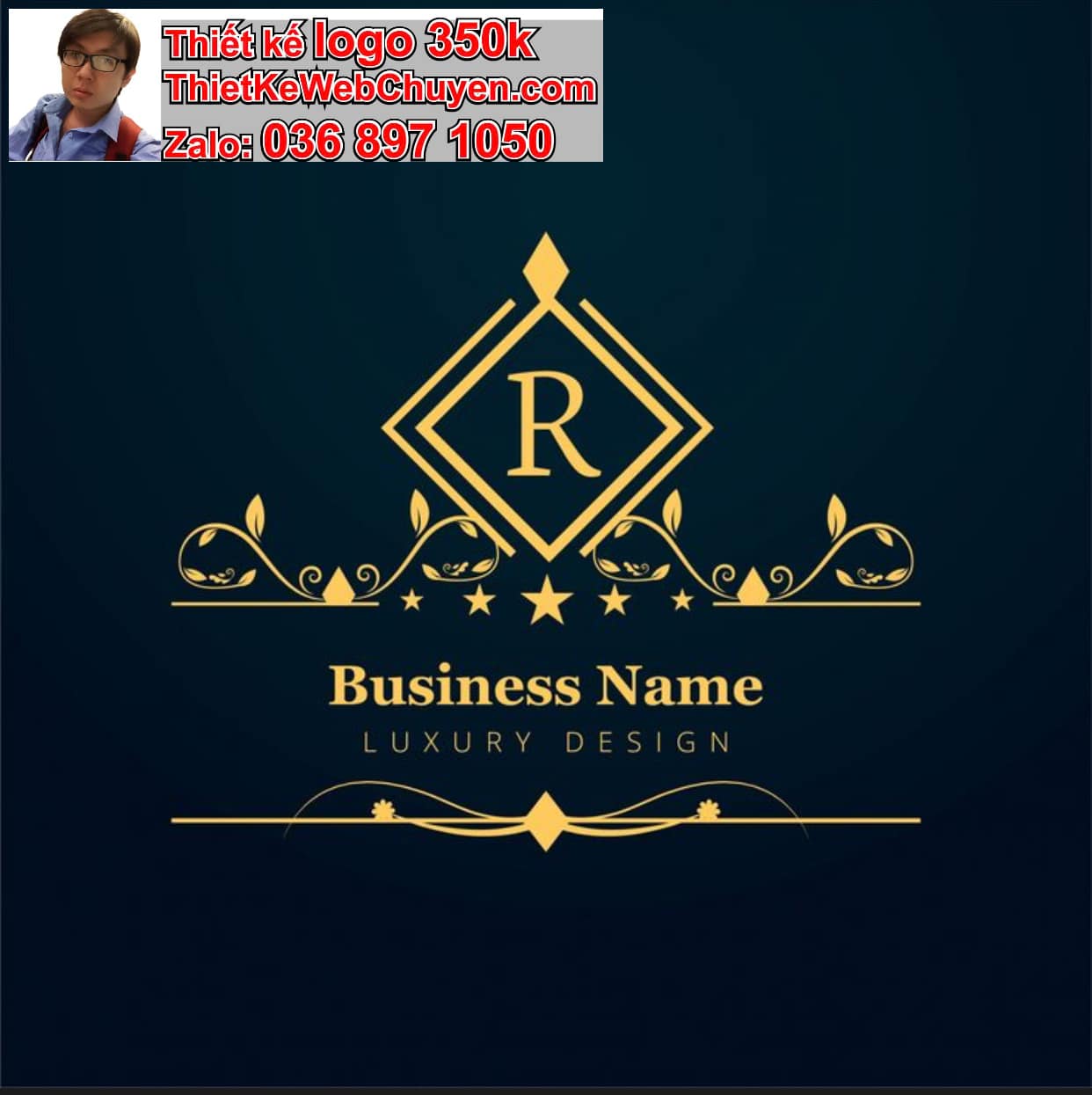 Thiết kế logo công ty luxury giá rẻ