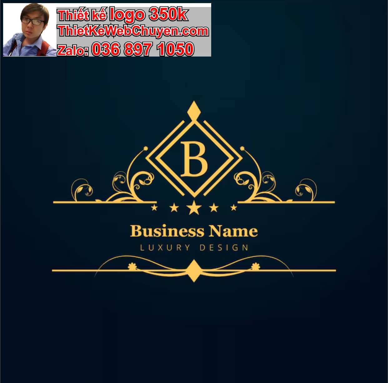 Thiết kế logo công ty luxury giá rẻ