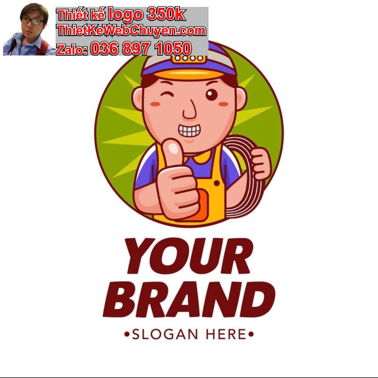 Thiết kế logo công ty mascot