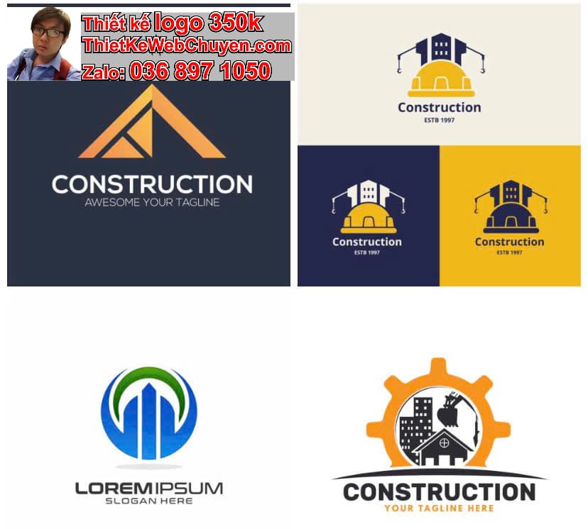 Thiết kế logo công ty xây dựng giá rẻ