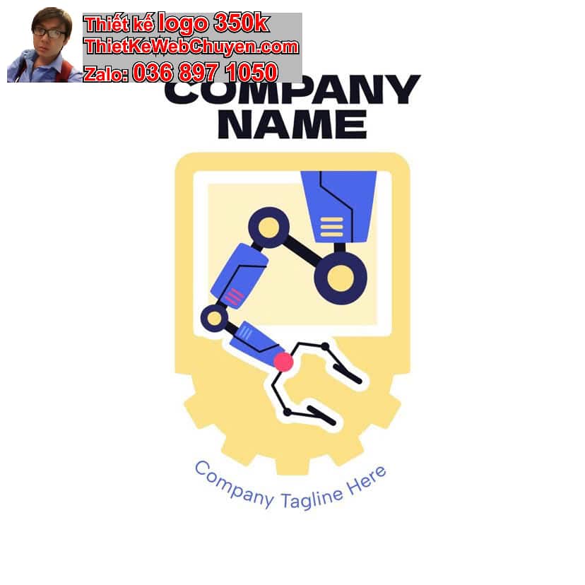 Thiết kế logo công ty xe cẩu