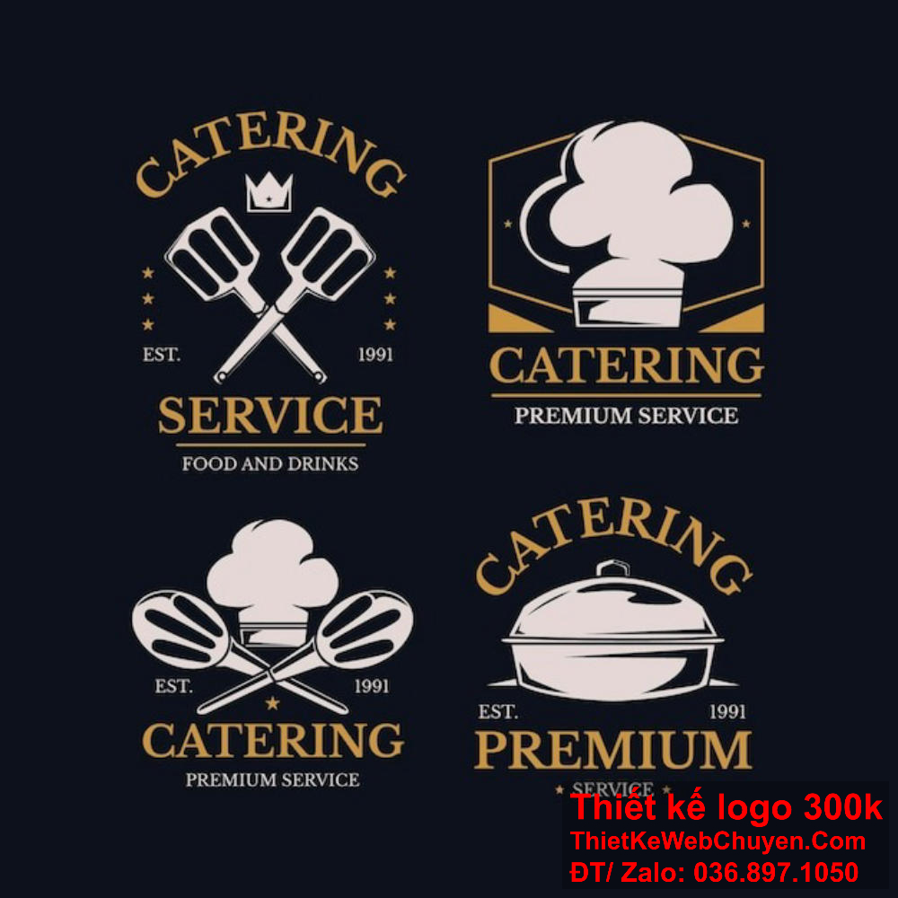 Thiết kế logo dịch vụ nấu ăn là cách để tạo dấu ấn riêng cho thương hiệu. Đội ngũ của chúng tôi luôn đổi mới trong thiết kế logo dịch vụ nấu ăn.