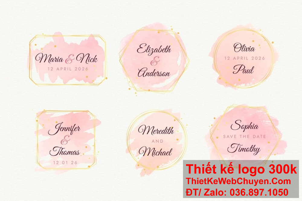 Thiết kế logo màu hồng giúp thương hiệu nổi bật trong các chiến dịch truyền thông. Thiết kế logo màu hồng tạo sự khác biệt và độc đáo trong ngành làm đẹp