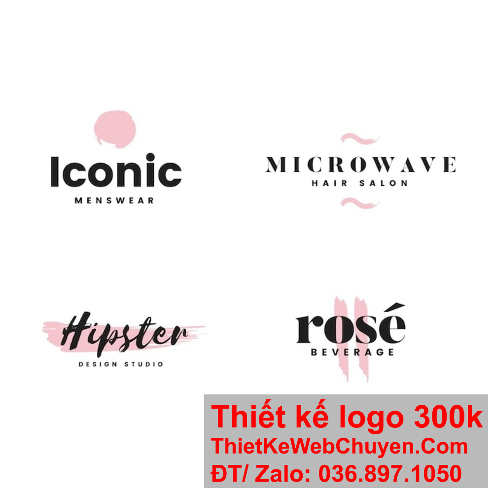 Thiết kế logo màu hồng giúp thương hiệu trở nên nổi bật và ấn tượng hơn. Thiết kế logo màu hồng phù hợp với các sản phẩm trẻ em và phụ nữ.
