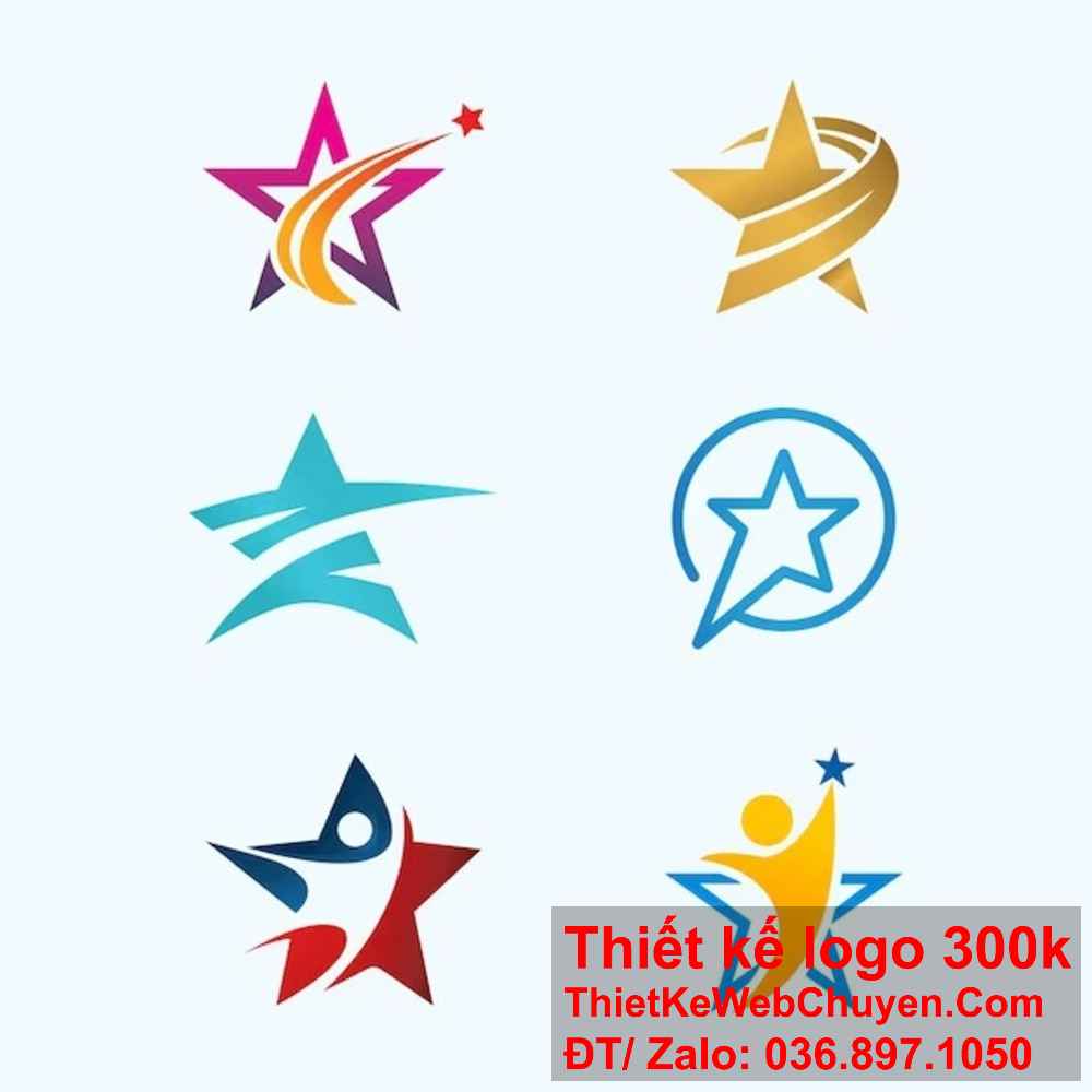 Thiết kế logo ngôi sao thể hiện sự đẳng cấp. Thiết kế logo ngôi sao giúp thương hiệu tỏa sáng trong lòng khách hàng.