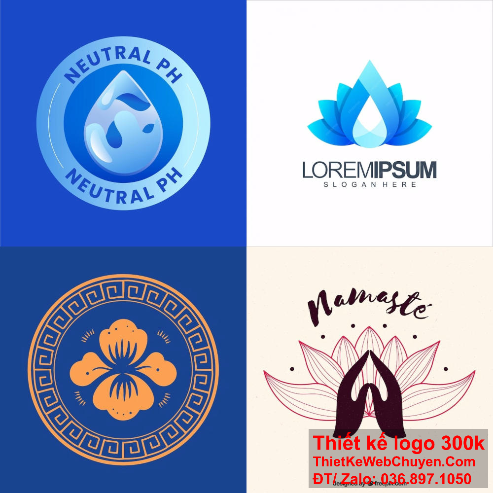 Thiết kế logo người mệnh Thủy có thể kết hợp với các yếu tố thiên nhiên. Thiết kế logo người mệnh Thủy thể hiện sự thông thái và nhẹ nhàng.
