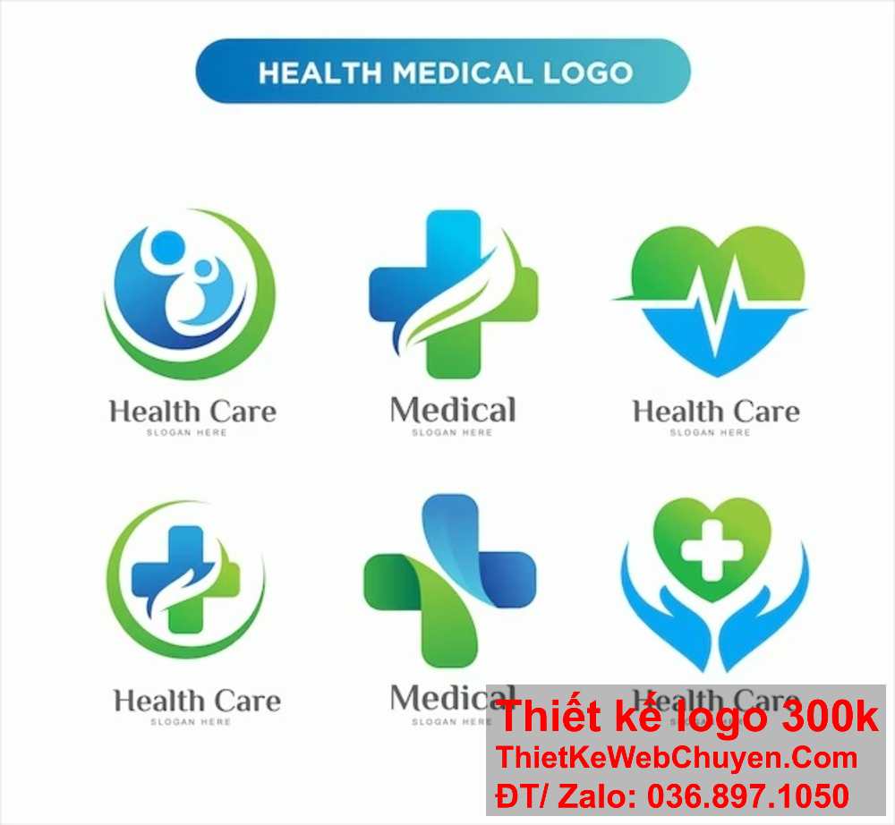 Thiết kế logo nhà thuốc công ty dược phẩm với phong cách hiện đại.