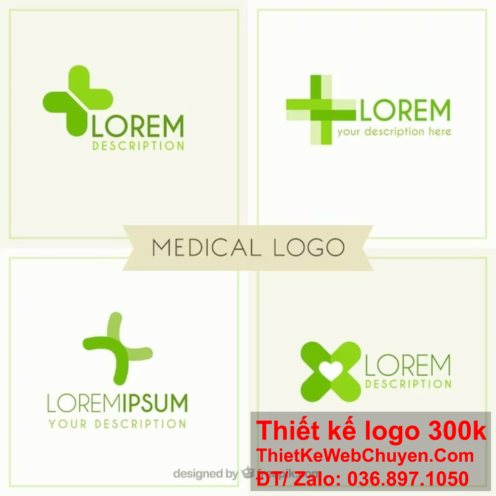Thiết kế logo nhà thuốc công ty dược phẩm theo xu hướng mới.