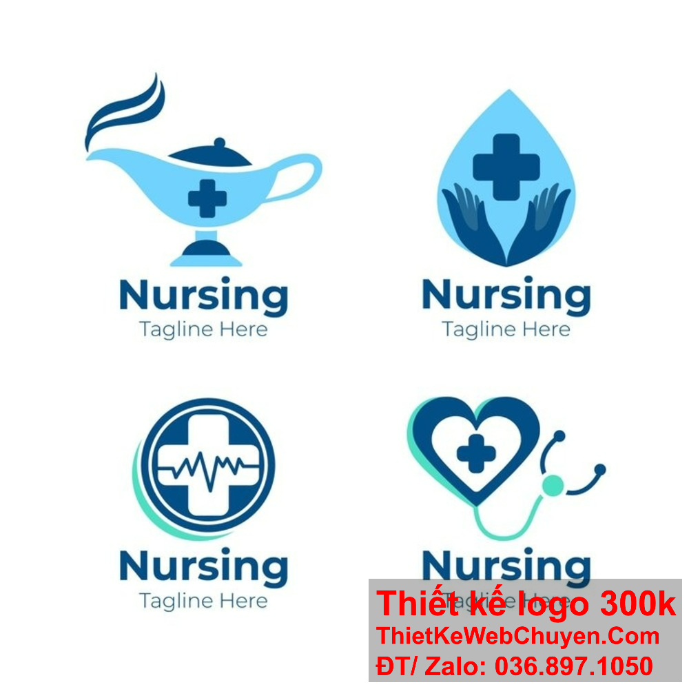 Ý tưởng thiết kế logo nhà thuốc công ty dược phẩm.