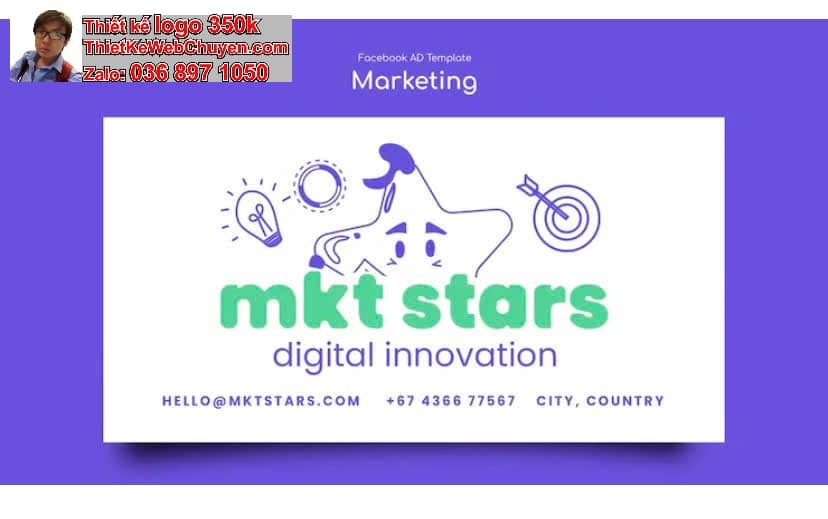 Thiết kế logo online agency 