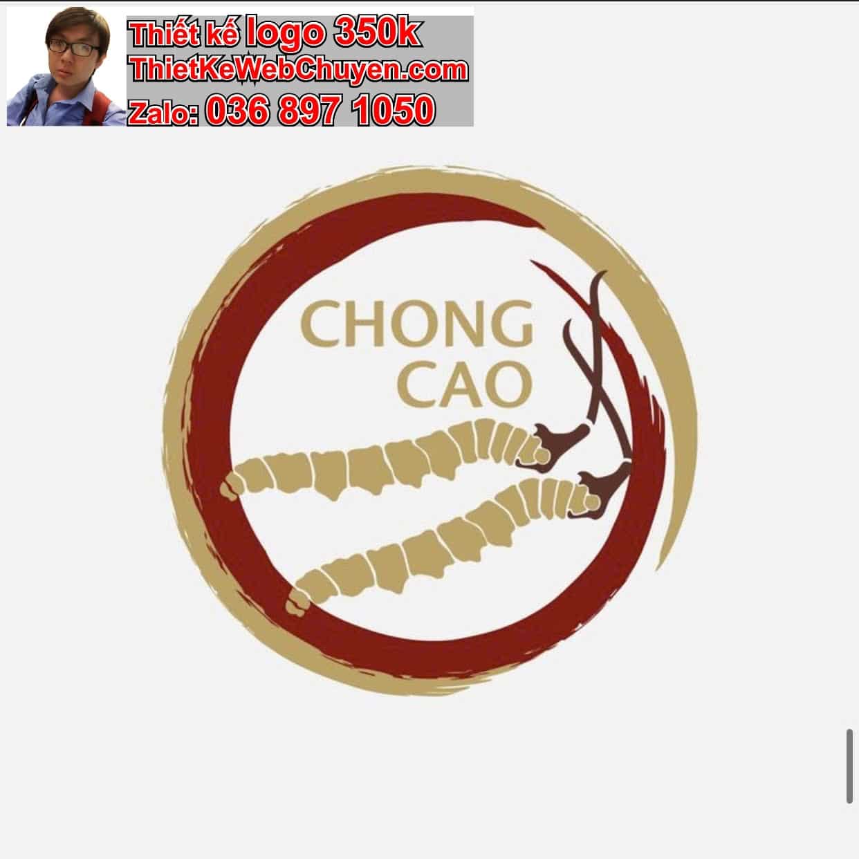 Thiết kế logo online bán ĐÔNG TRÙNG HẠ THẢO