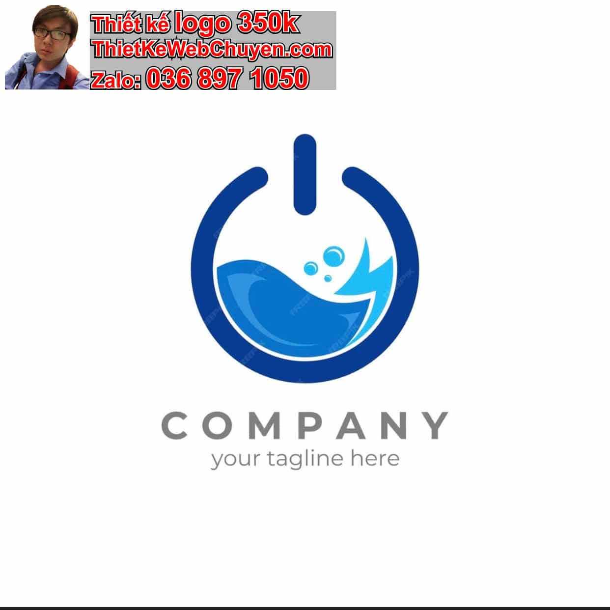 Thiết kế logo online bán Máy lọc nước