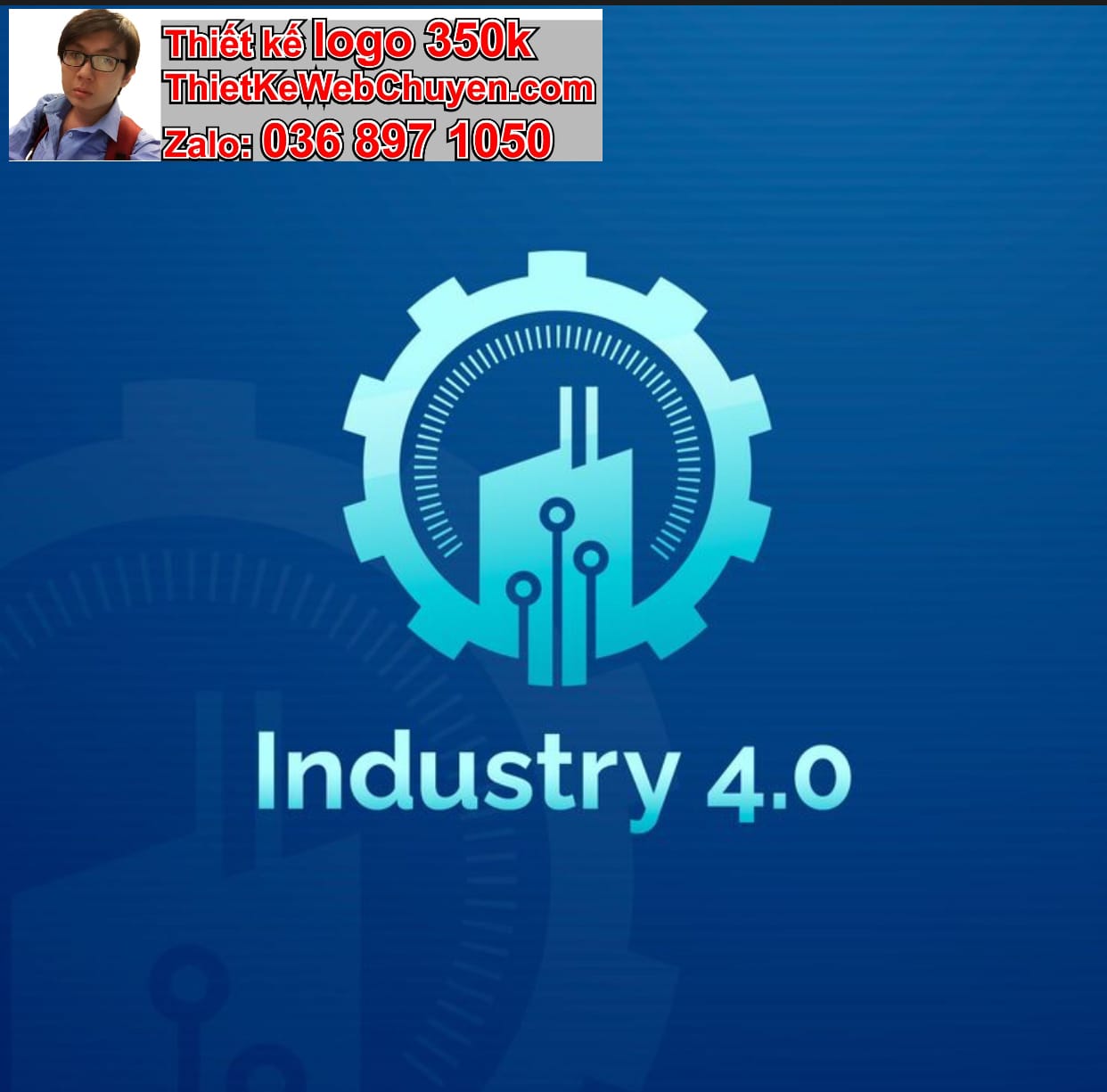 Thiết kế logo online bán Máy phát điện máy bơm