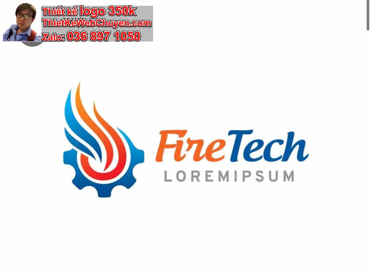 Thiết kế logo online bán Máy phát điện máy bơm