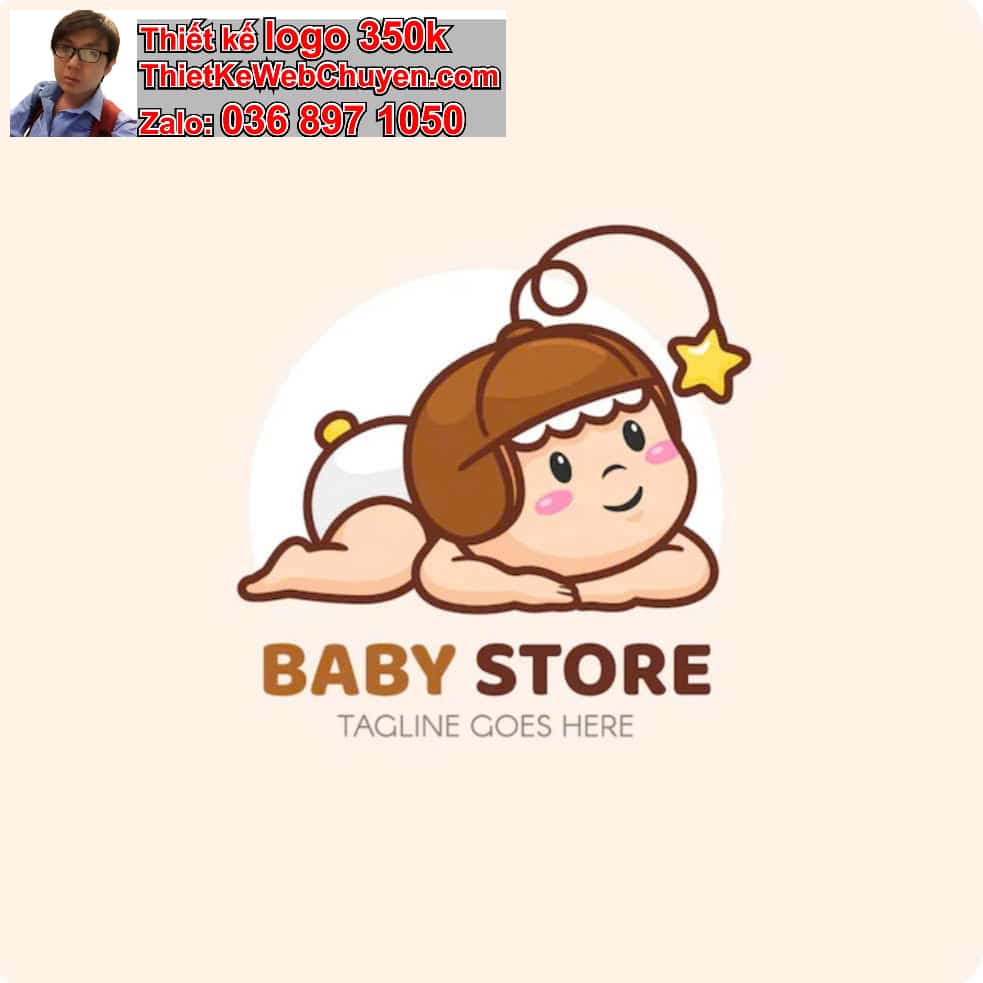 Thiết kế logo online bán đồ bầu