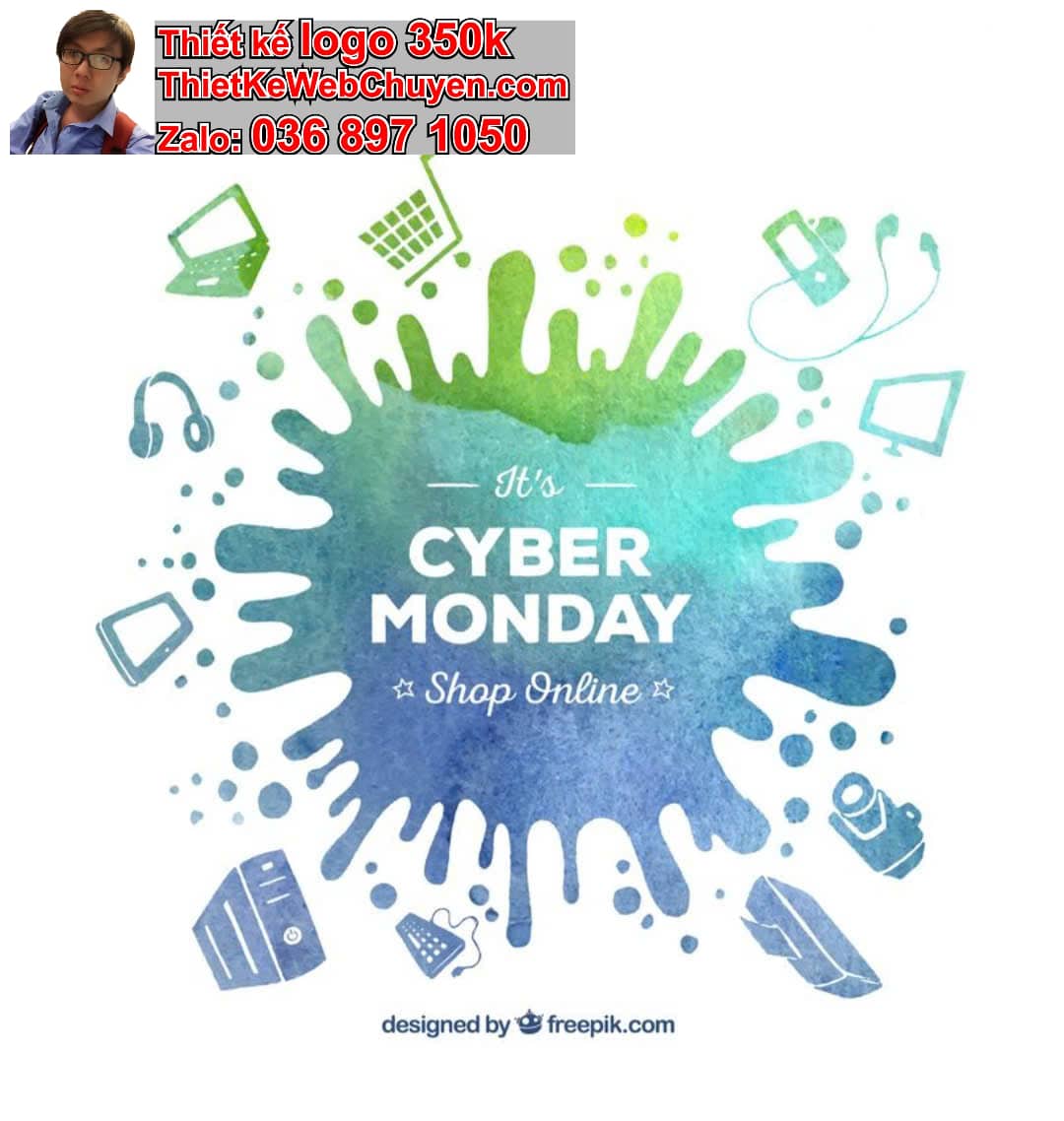 Thiết kế logo online bán đồ điện tử