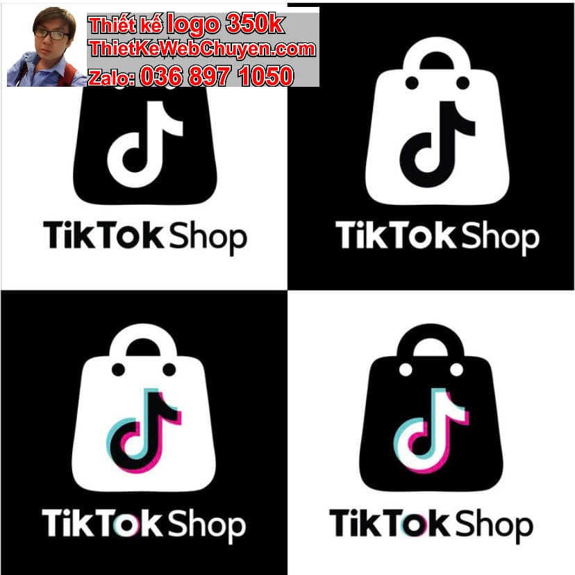 Thiết kế logo online bán hàng tiktok