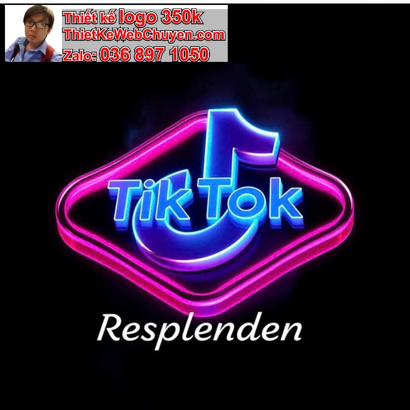 Thiết kế logo online bán hàng tiktok