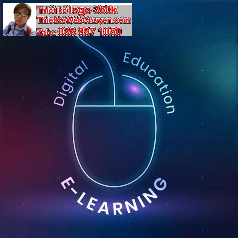 Thiết kế logo online bán khóa học trực tuyến