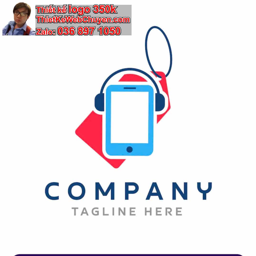 Thiết kế logo online bán phụ kiện điện thoại