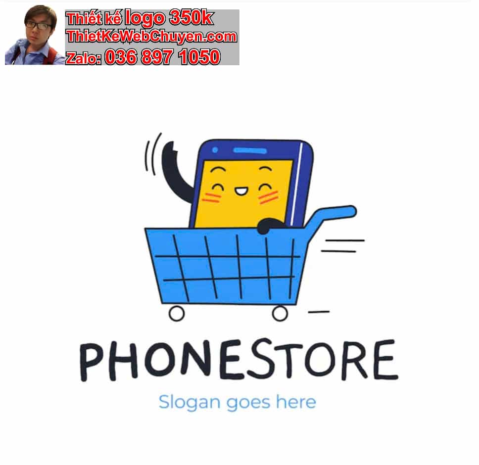 Thiết kế logo online bán phụ kiện điện thoại