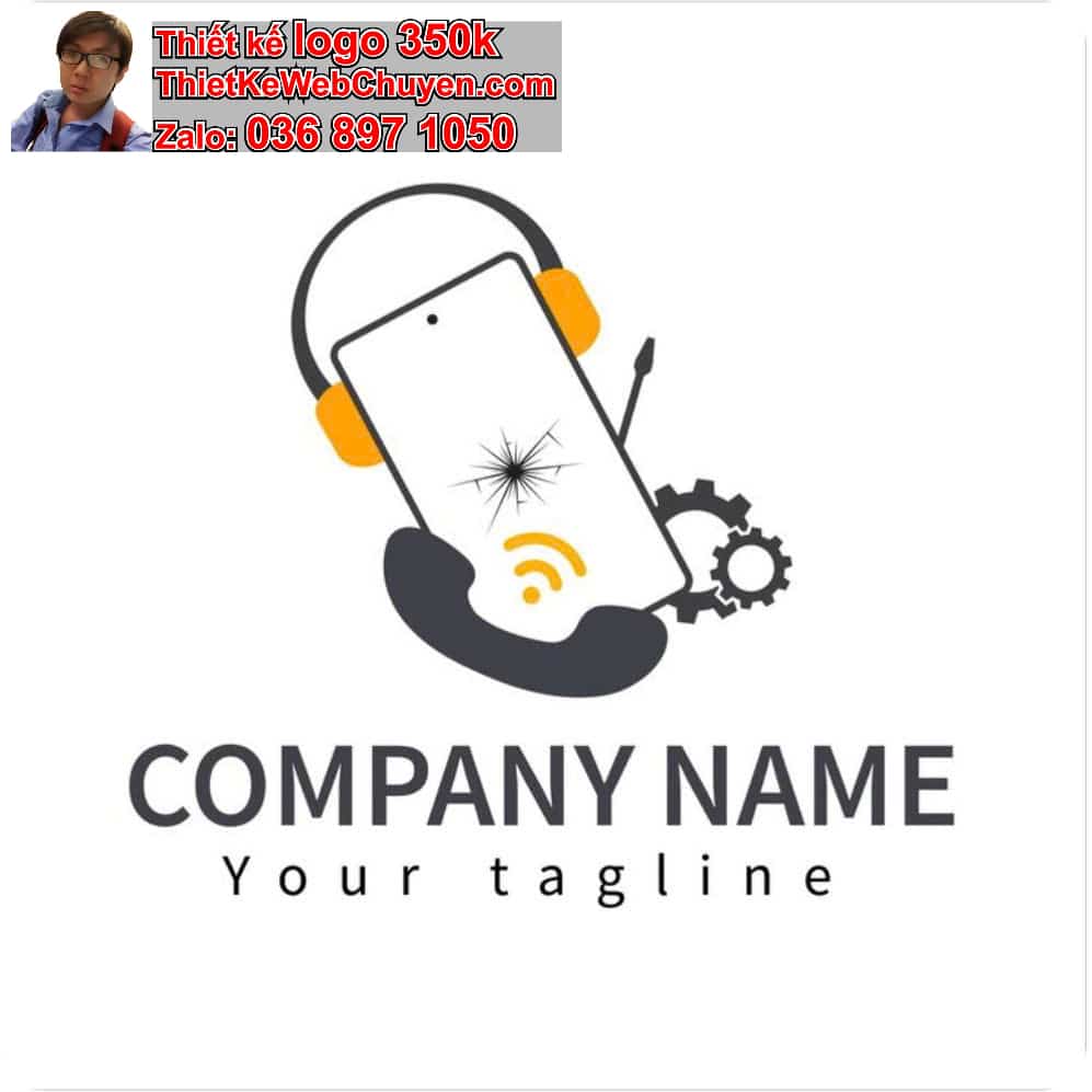 Thiết kế logo online bán phụ kiện điện thoại