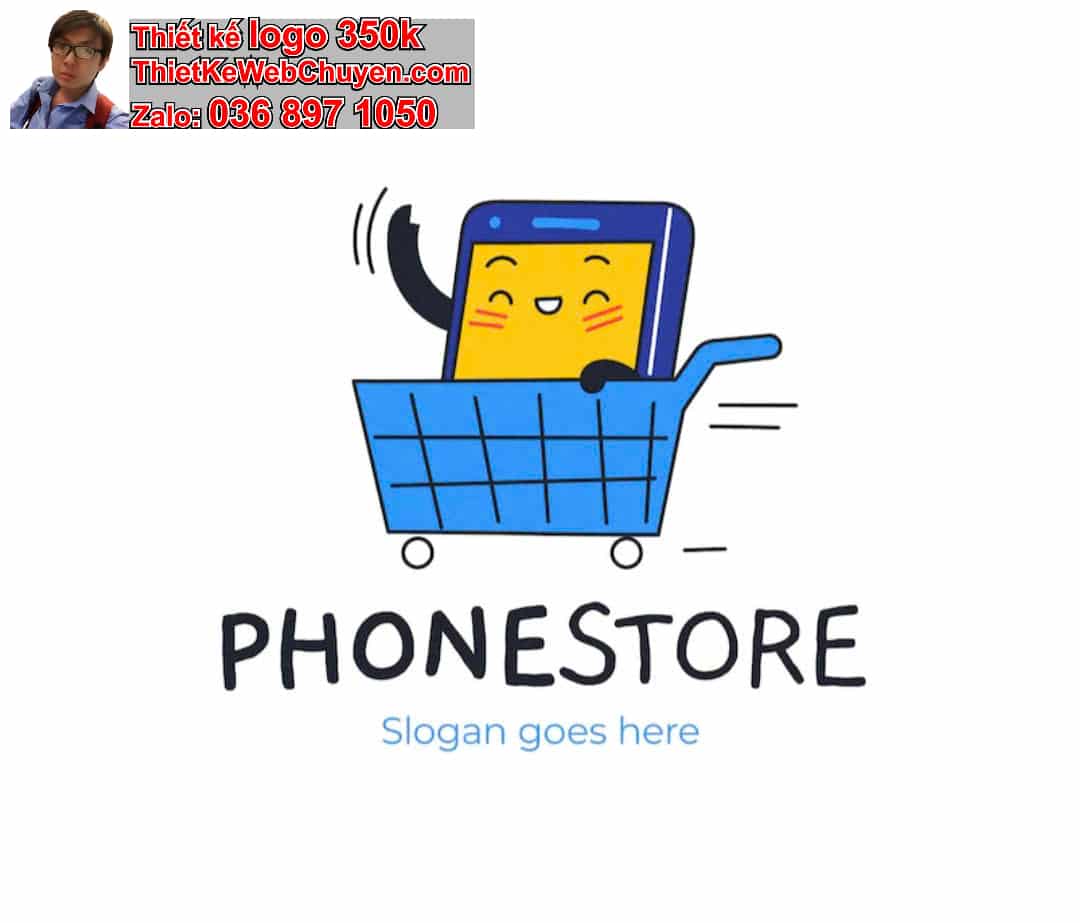 Thiết kế logo online bán phụ kiện điện thoại