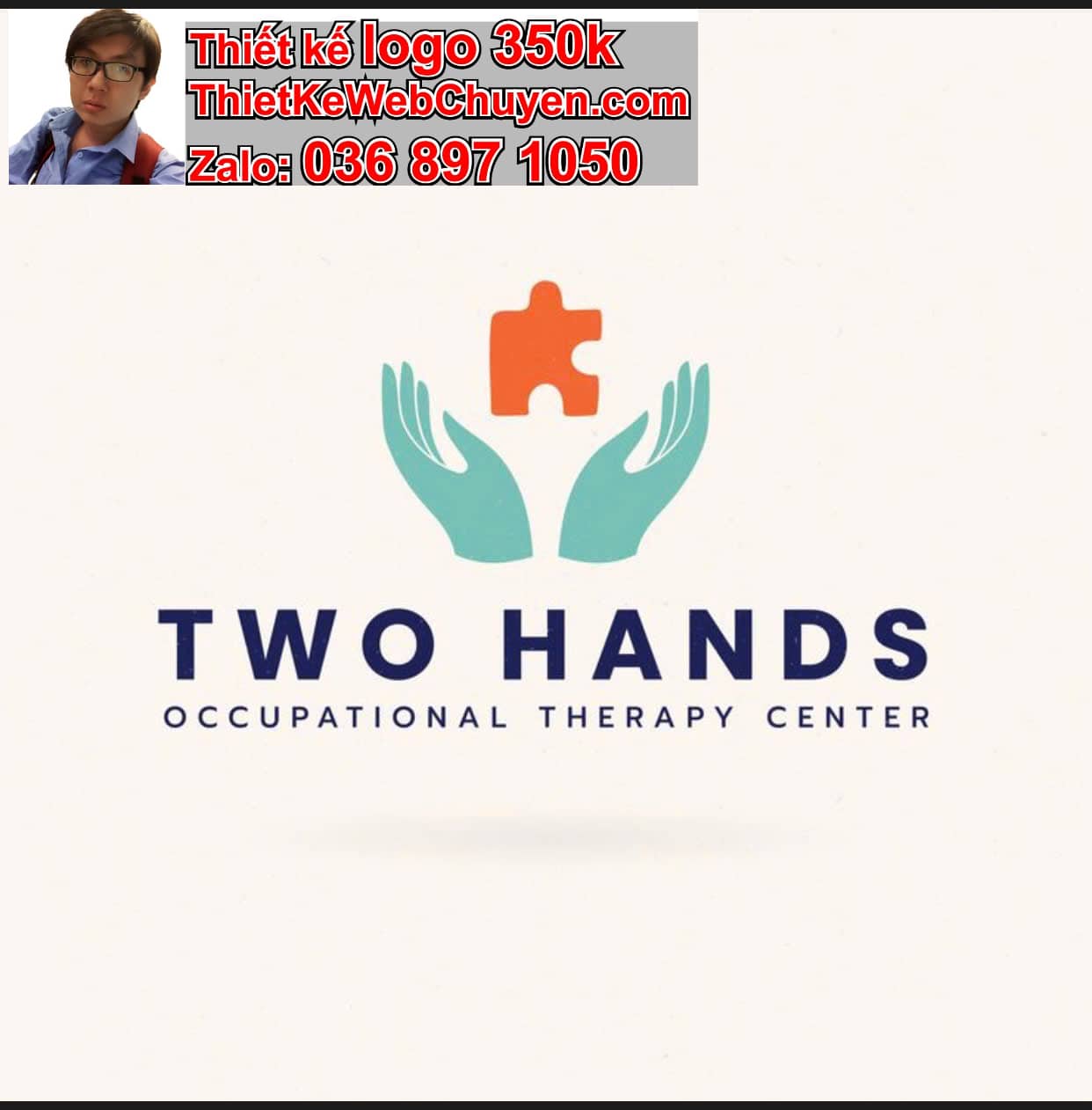 Thiết kế logo online bàn tay 