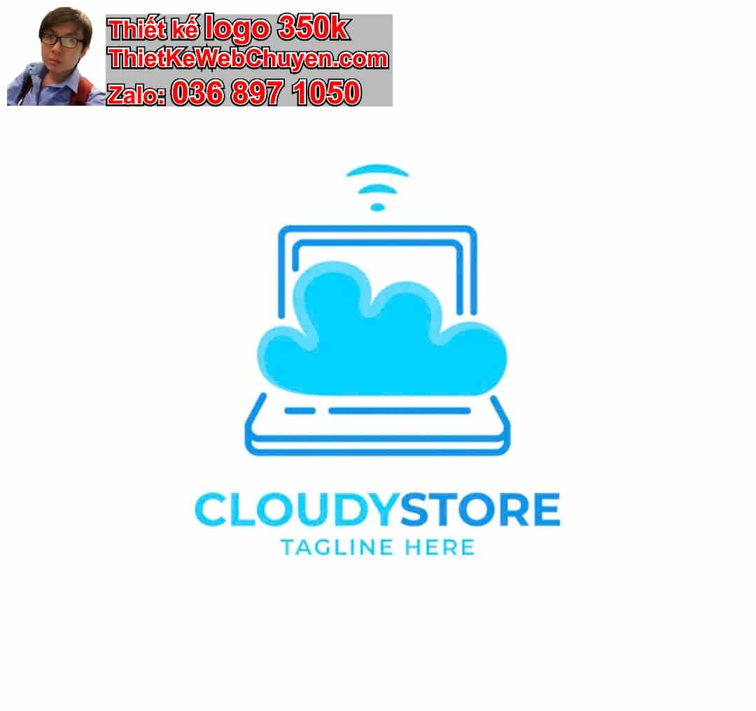 Thiết kế logo online bán thiết bị mạng