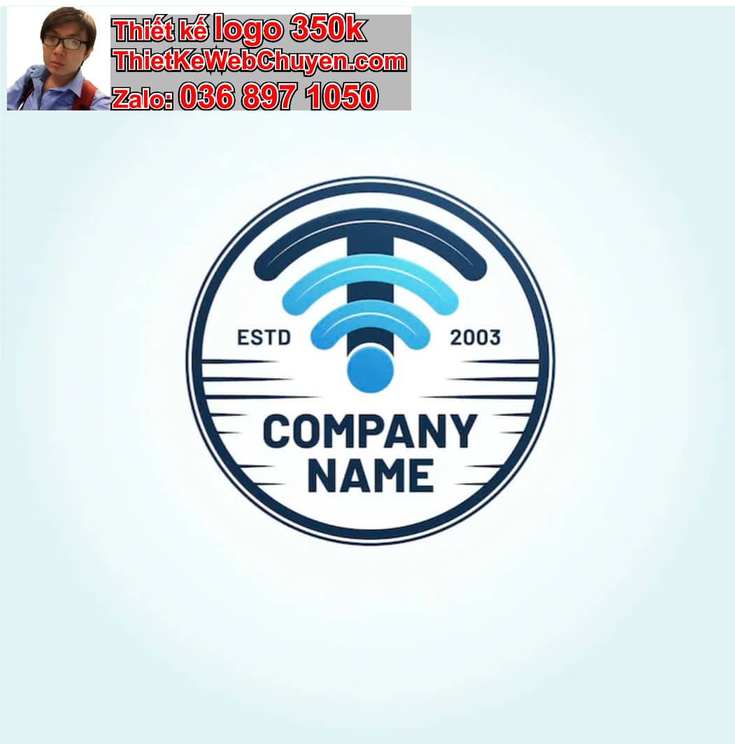 Thiết kế logo online bán thiết bị mạng