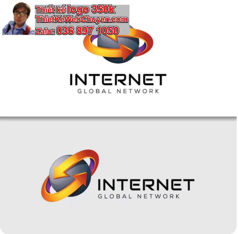 Thiết kế logo online bán thiết bị mạng