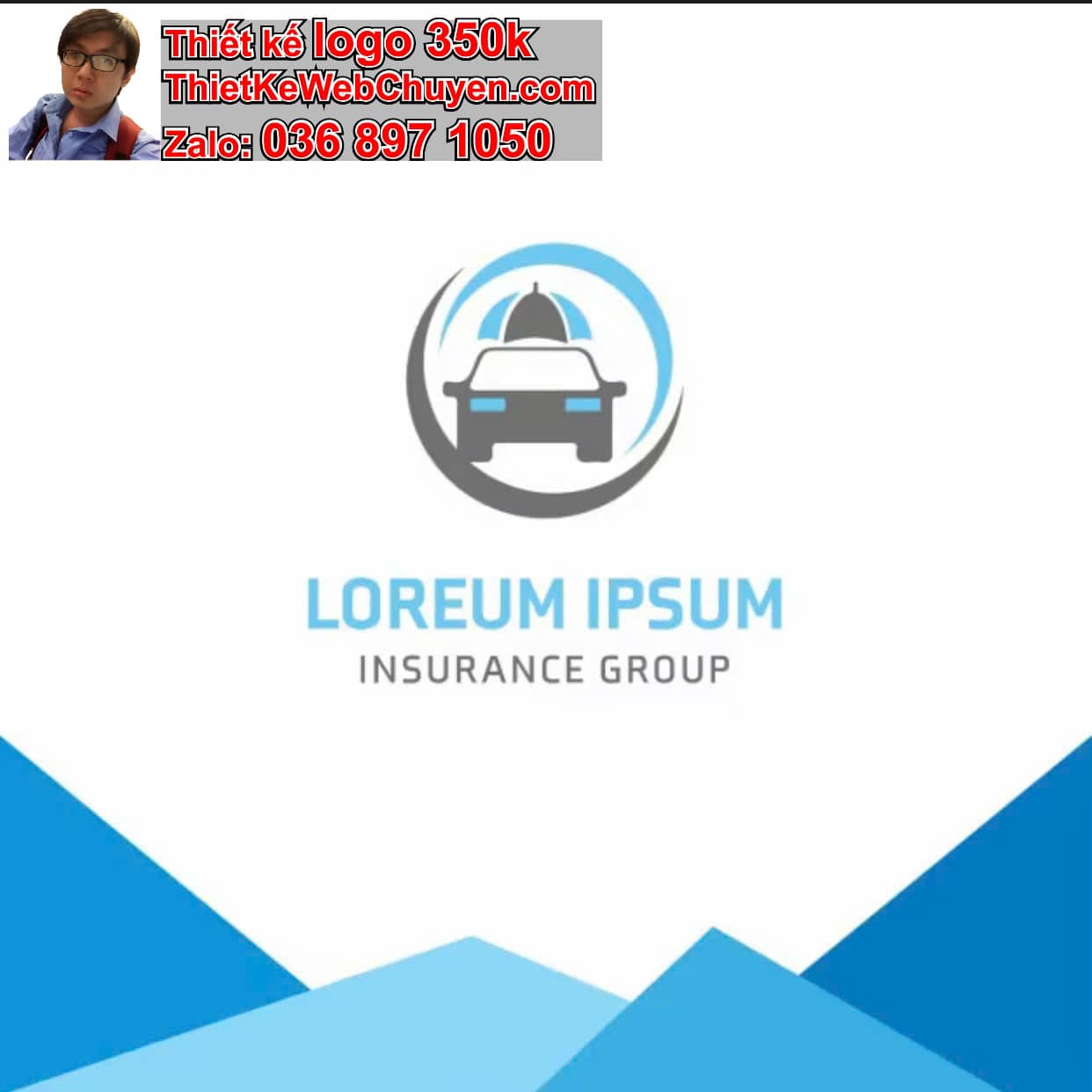 Thiết kế logo online bán xe oto Mercedes