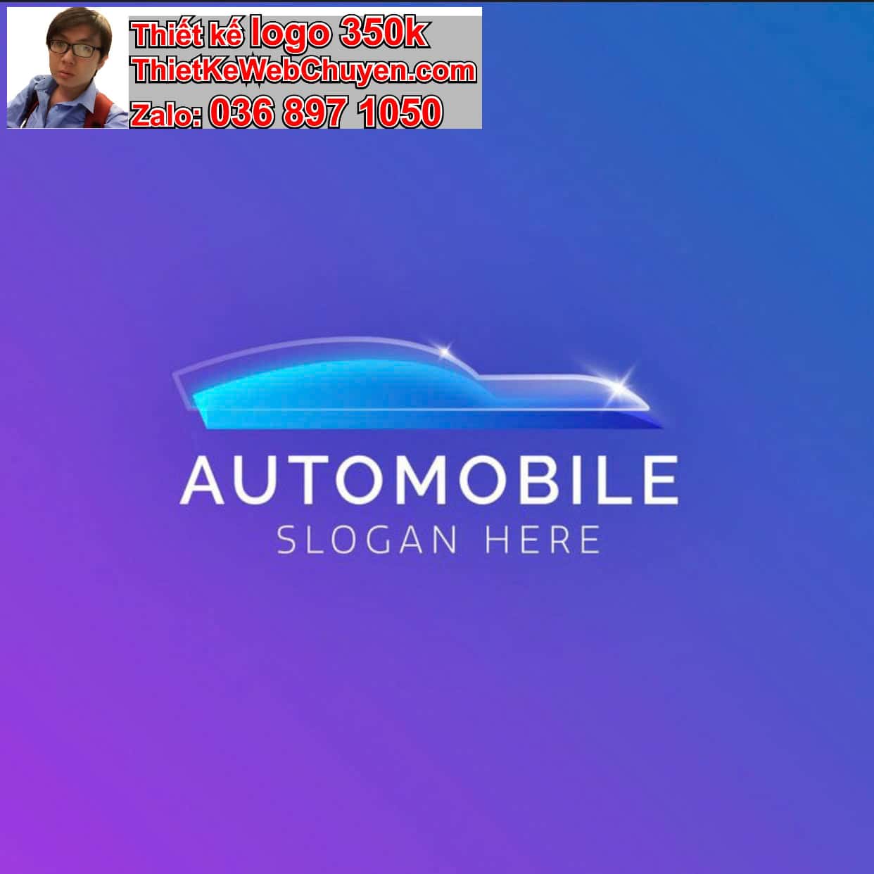 Thiết kế logo online bán xe oto Mitsubishi 