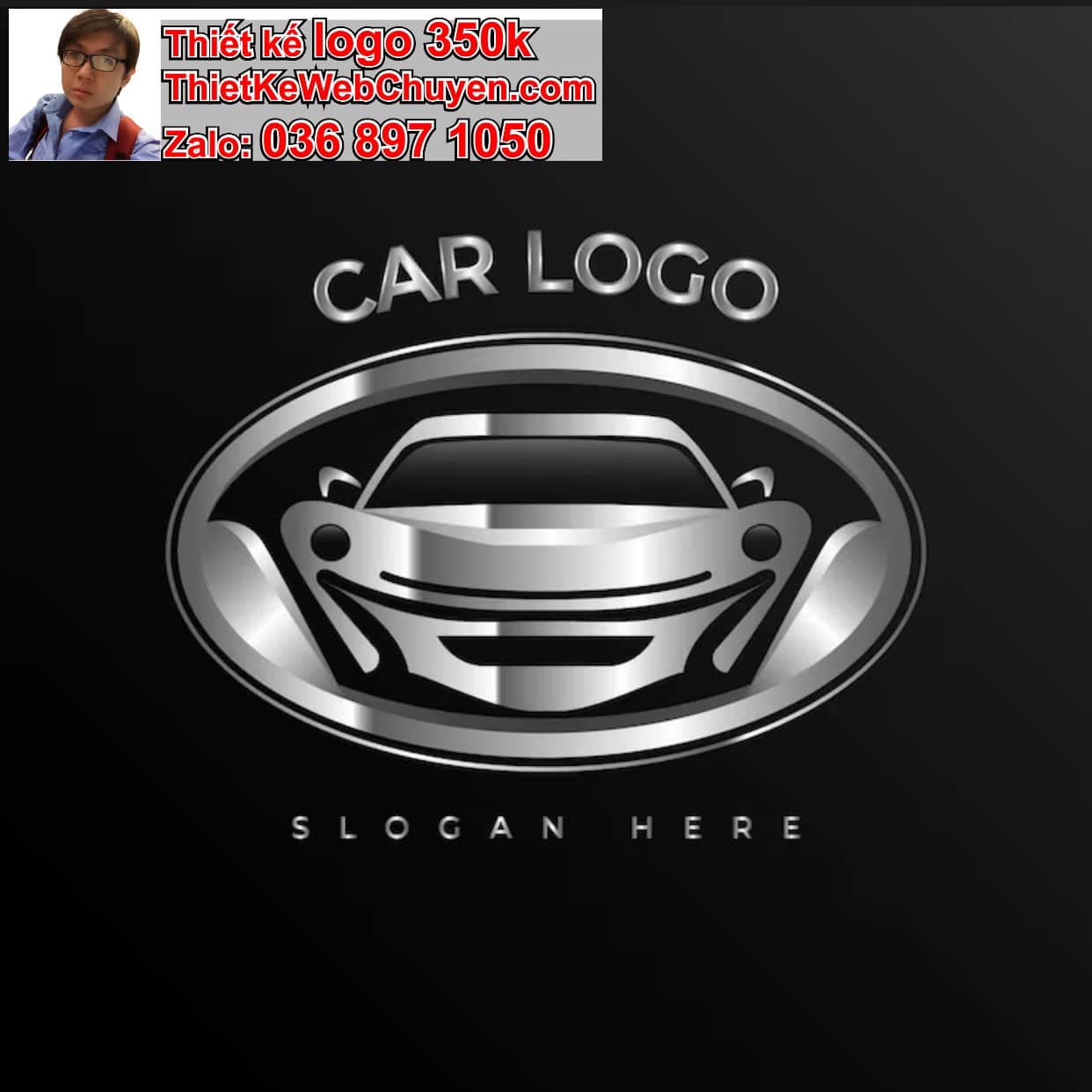 Thiết kế logo online bán xe oto Peugeot