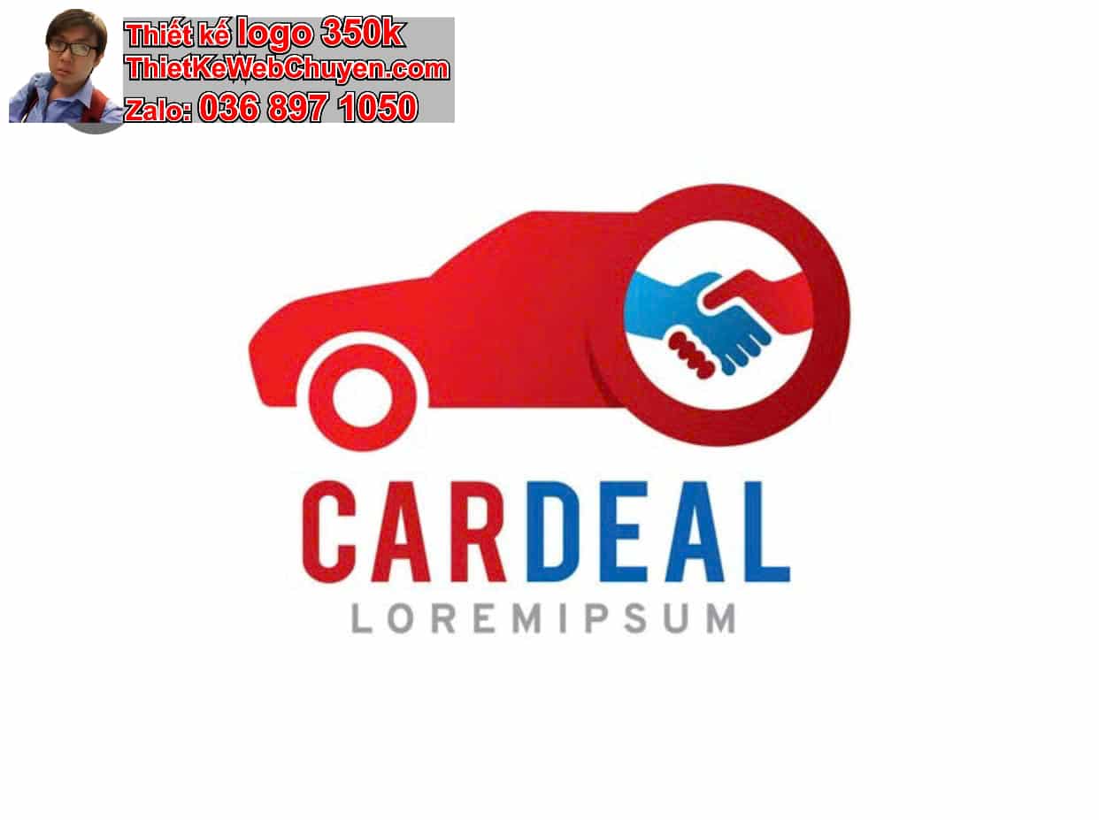 Thiết kế logo online bán xe oto Toyota