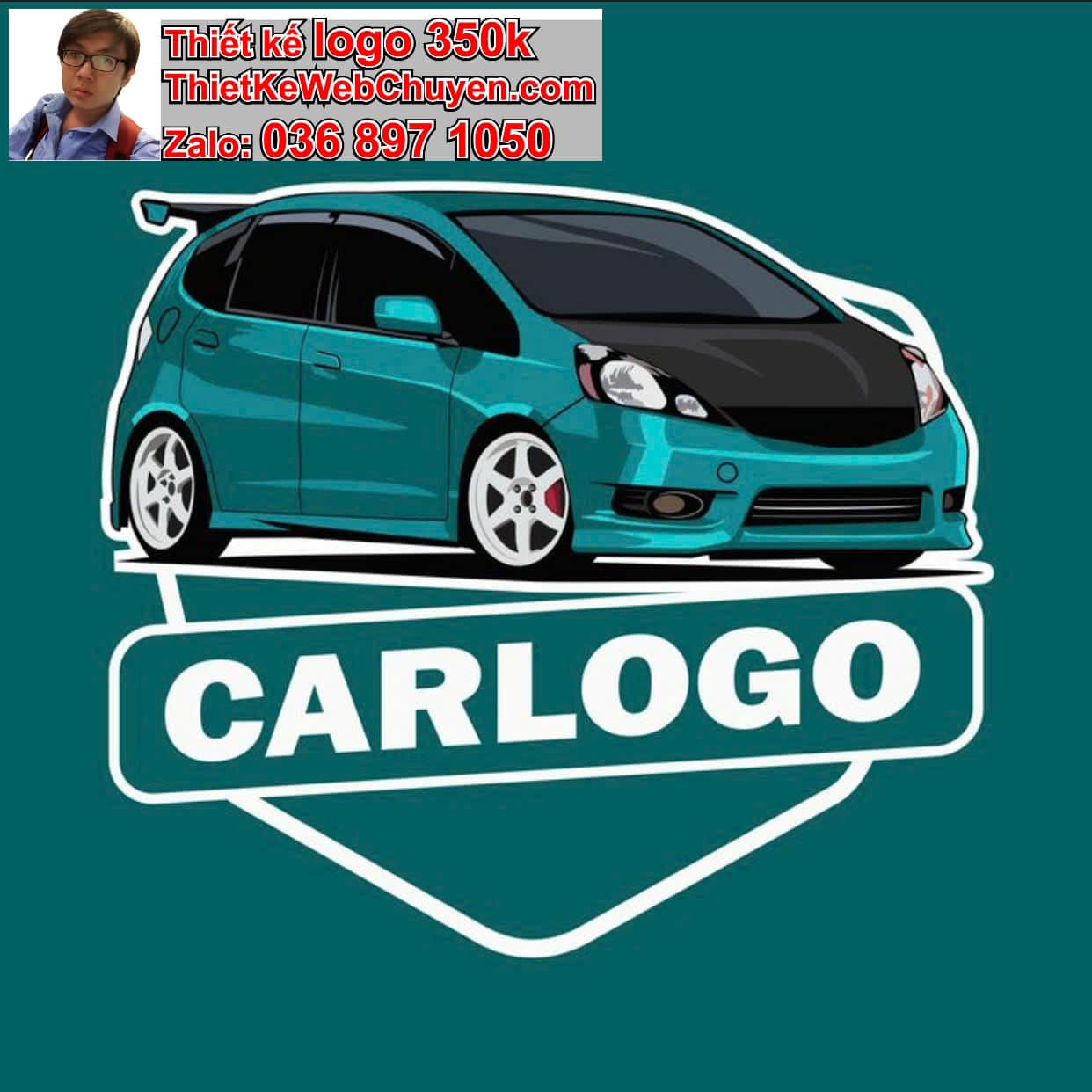 Thiết kế logo online bán xe oto Toyota